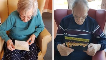 Kind mail delivered at Redcar care home